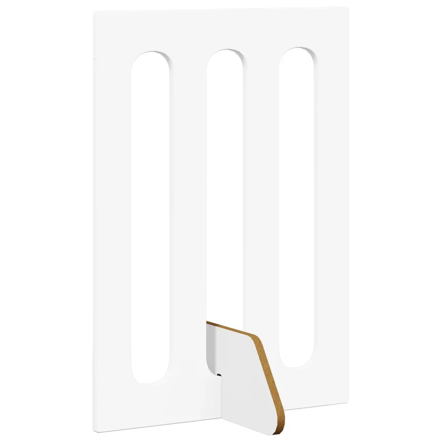 Clôture pliable pour animaux 2 pcs Blanc 100,5 x 38 x 70 cm - 4