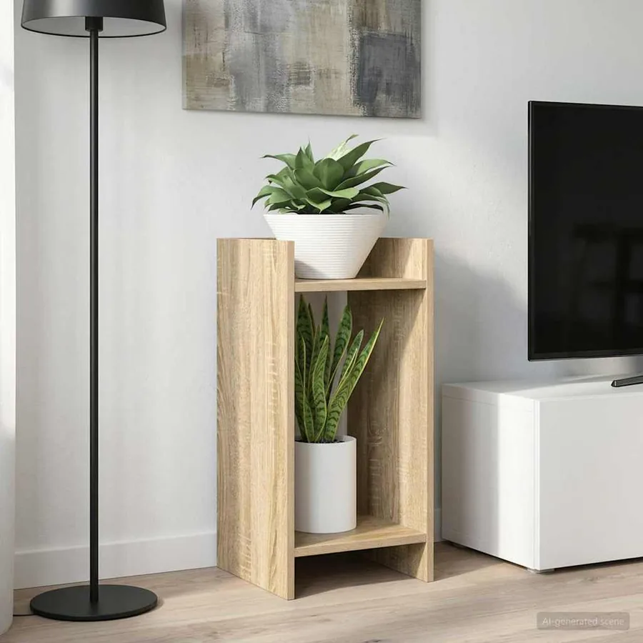 Support de Plante Chêne Sonoma 30 x 30 x 60 cm