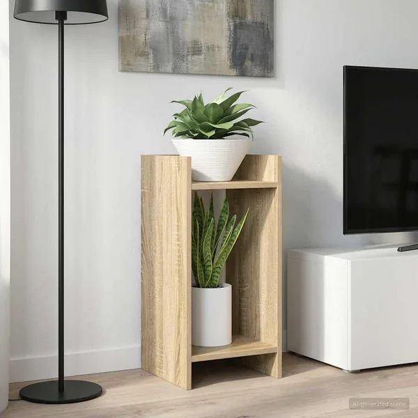 Support de Plante Chêne Sonoma 30 x 30 x 60 cm