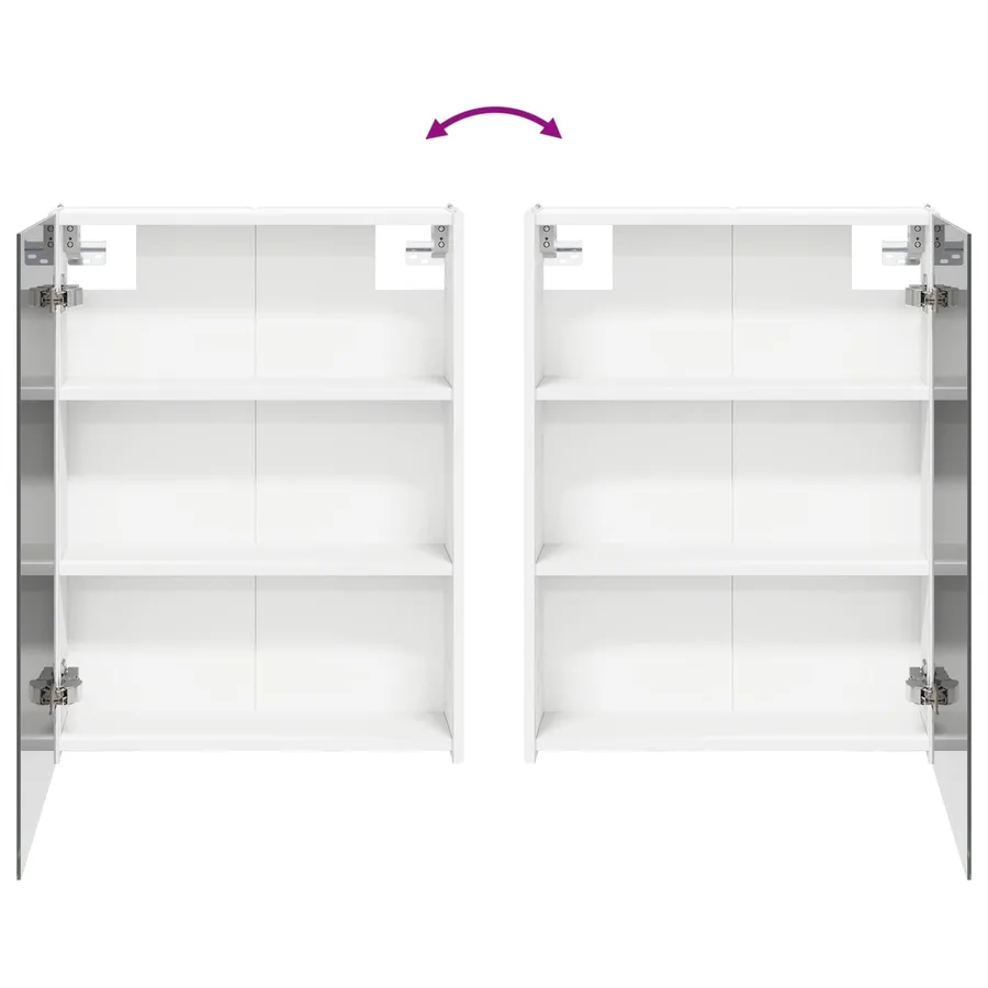 Ensemble d'armoire de salle de bain 5 pcs Blanc - 12