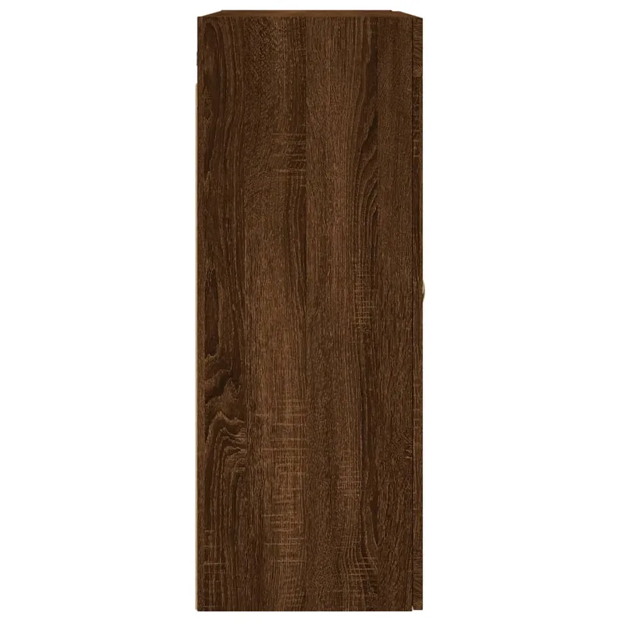 Armoire murale chêne marron 69,5x34x90 cm - 8