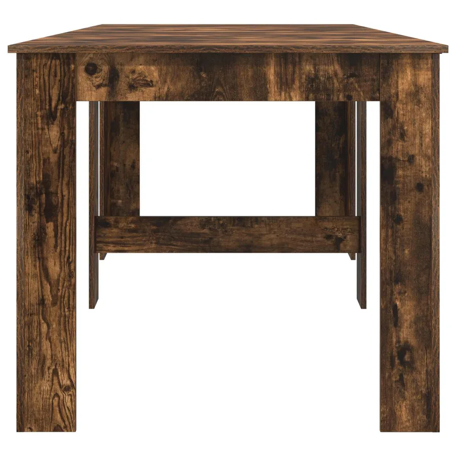 Table à dîner 240 x 85 x 75 cm Bois d'ingénierie Chêne fumé - 7