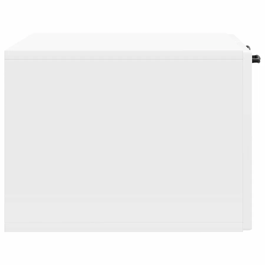Meuble TV mural Montage mural Blanc brillant 59,5 x 41 x 30 cm - 7