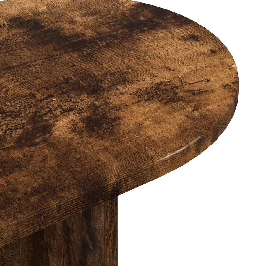 Table console Chêne fumé 100 x 39,5 x 75 cm Bois d'ingénierie - 8