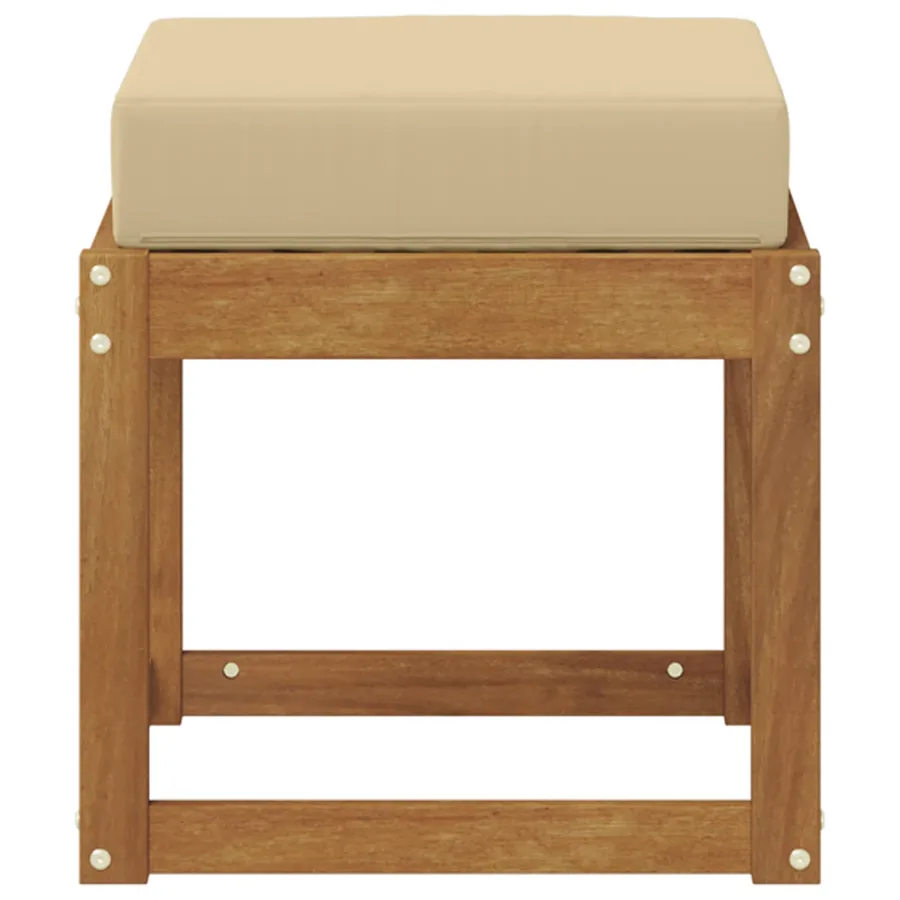 Banc de Jardin Bois d'Acacia Massif Naturel - 3