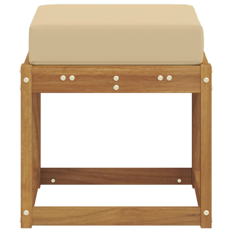 Banc de Jardin Bois d'Acacia Massif Naturel - 4