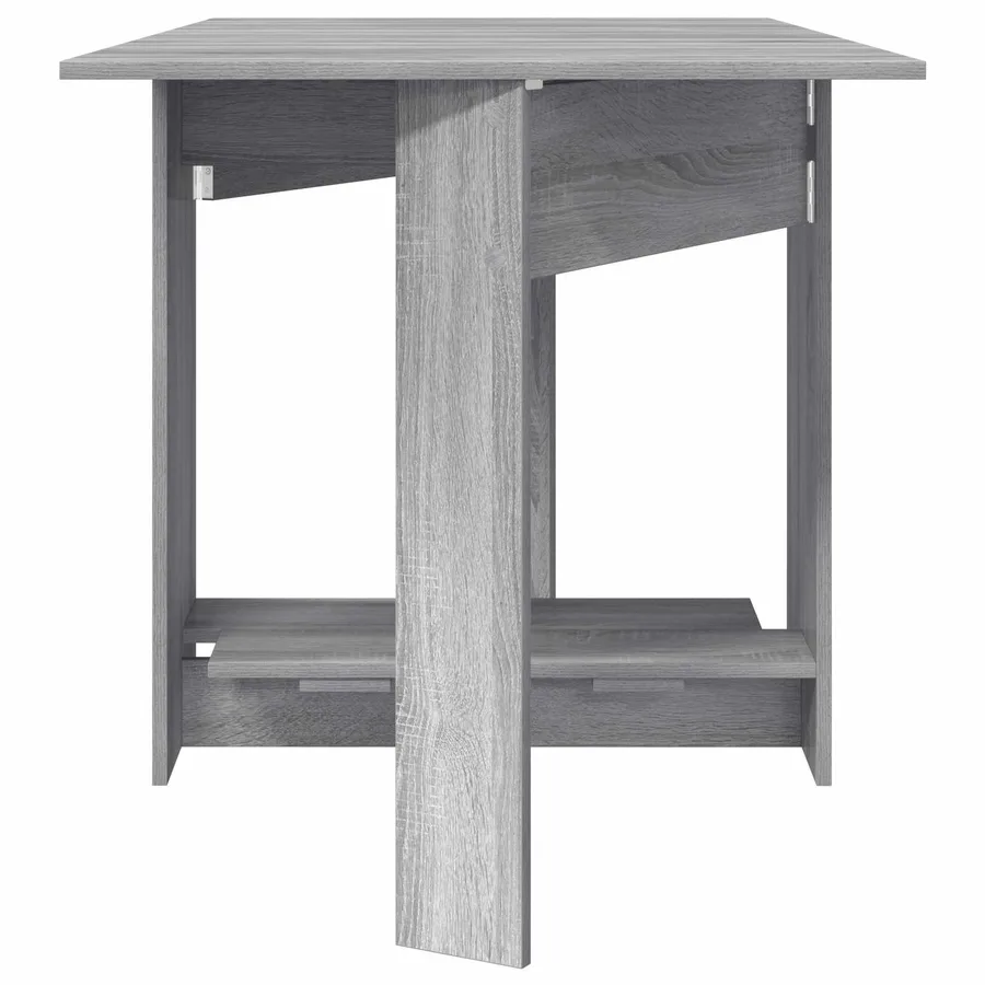 Table à dîner 138 x 70 x 73,5 cm Bois d'ingénierie Sonoma gris - 6