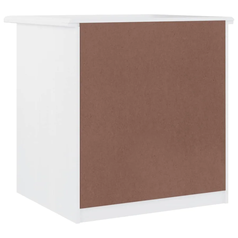 Table de chevet ALTA blanc 41x35x41 cm bois de pin massif - 6