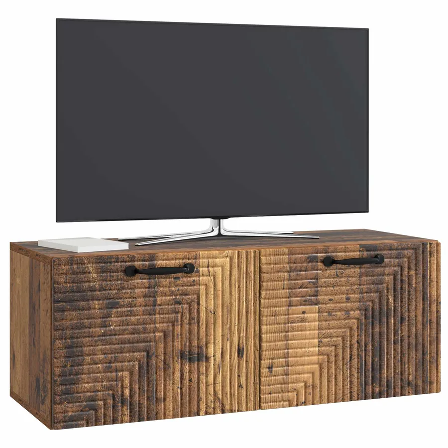 Meuble TV mural Bois ancien 78,5 x 31 x 30 cm Bois d'ingénierie - 3