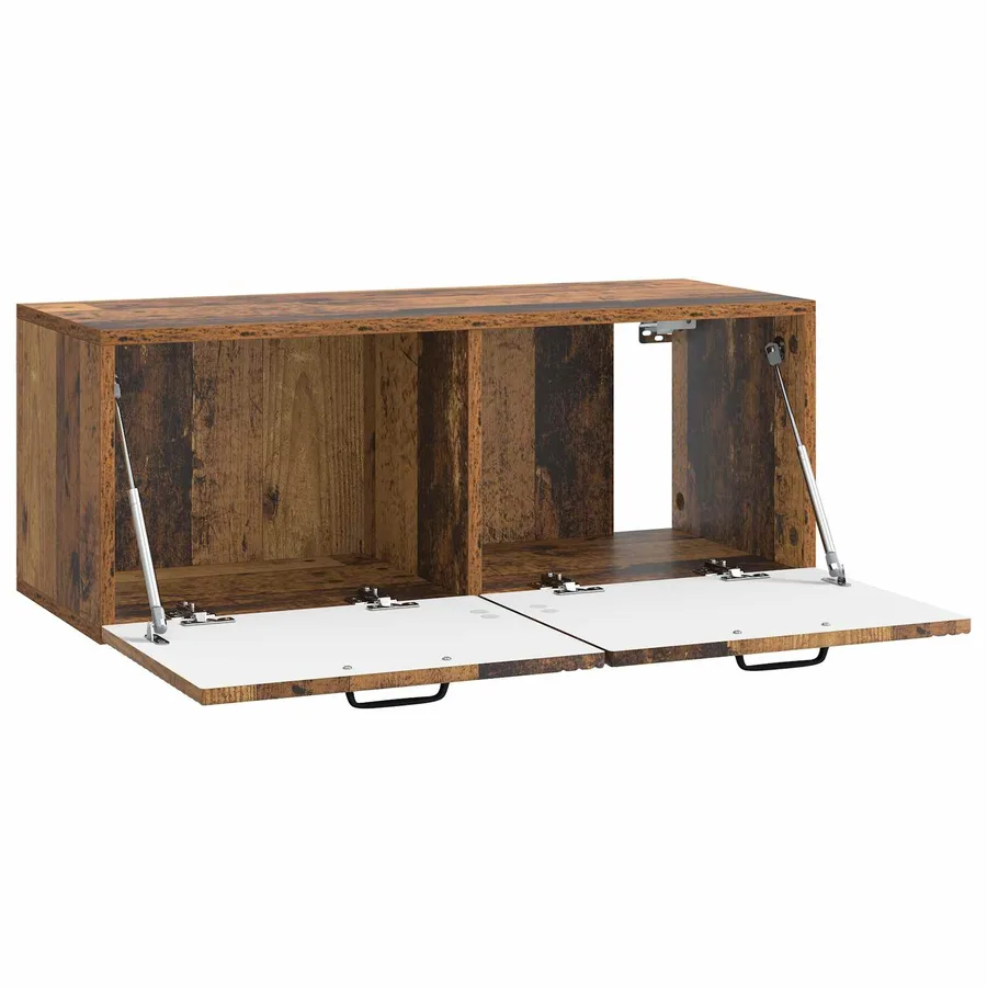 Meuble TV mural Bois ancien 78,5 x 31 x 30 cm Bois d'ingénierie - 5
