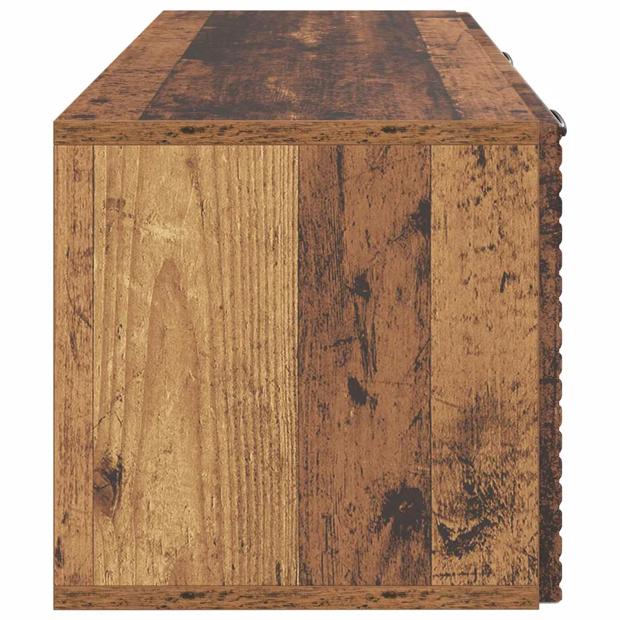 Meuble TV mural Bois ancien 78,5 x 31 x 30 cm Bois d'ingénierie - 7