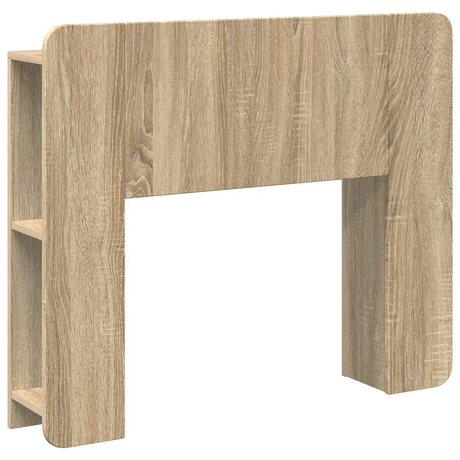 Cabinet de Tête de Lit Chêne Sonoma Bois d'ingénierie - 2