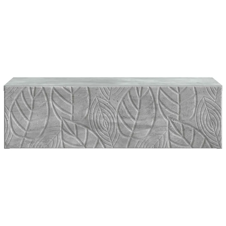 Table d'appoint murale Gris béton 87,5 x 34,5 x 17 cm - 4