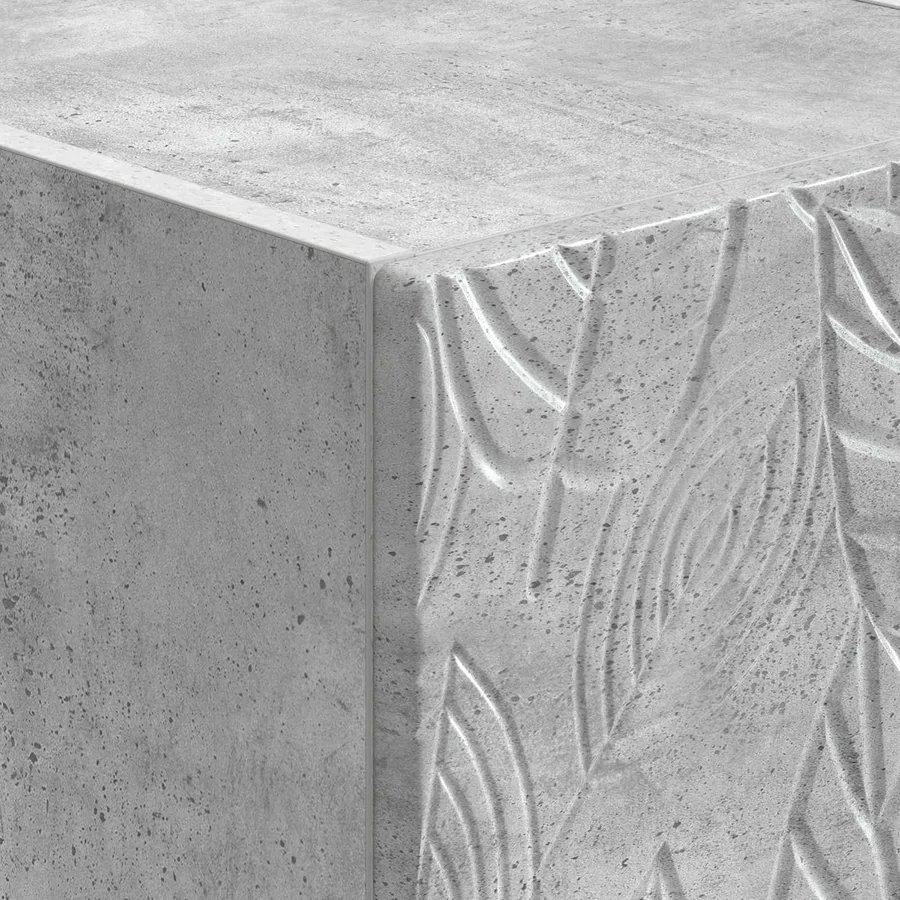Table d'appoint murale Gris béton 87,5 x 34,5 x 17 cm - 7