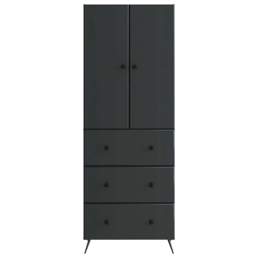Ensemble de Meubles 2 pcs Noir 66 x 34,5 x 90 cm - 5