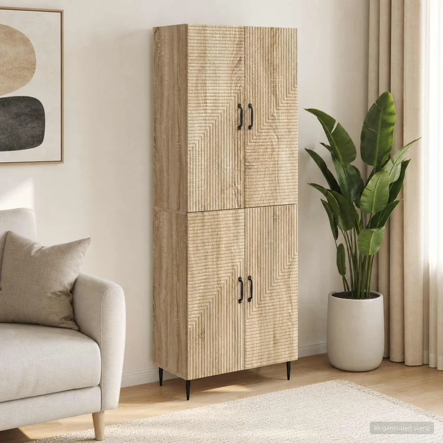 Ensemble de Meubles 2 pcs 66 x 34,5 x 89,5 cm Bois d'ingénierie