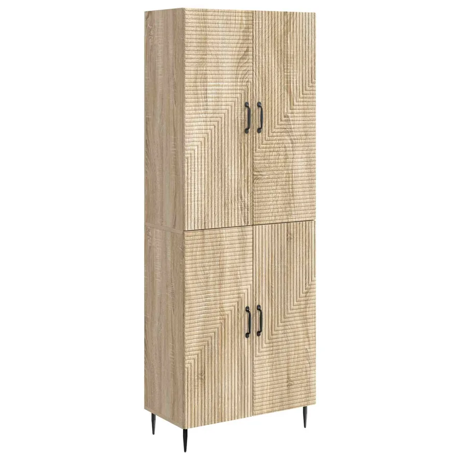 Ensemble de Meubles 2 pcs 66 x 34,5 x 89,5 cm Bois d'ingénierie - 2