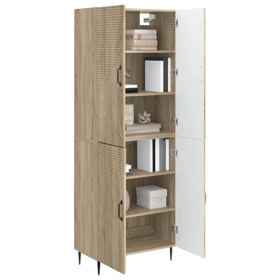 Ensemble de Meubles 2 pcs 66 x 34,5 x 89,5 cm Bois d'ingénierie - 3
