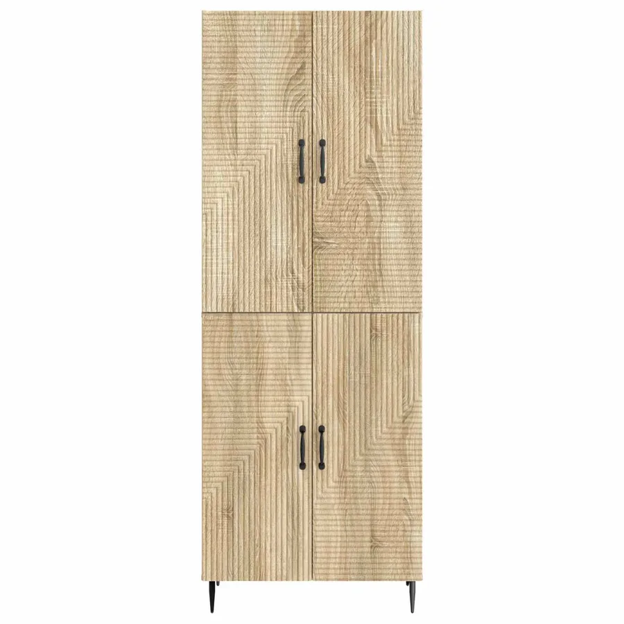 Ensemble de Meubles 2 pcs 66 x 34,5 x 89,5 cm Bois d'ingénierie - 5