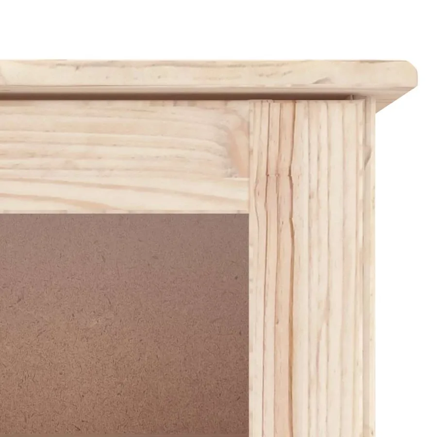 Buffet ALTA 77x35x165 cm bois massif de pin - 10