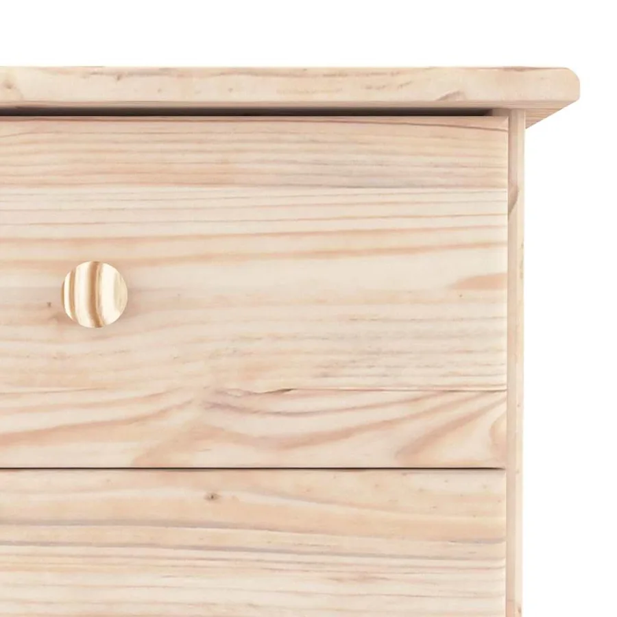 Buffet ALTA 77x35x165 cm bois massif de pin - 11