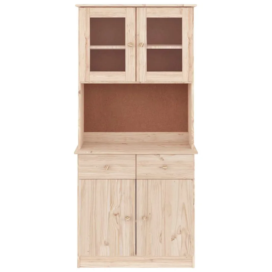 Buffet ALTA 77x35x165 cm bois massif de pin - 3