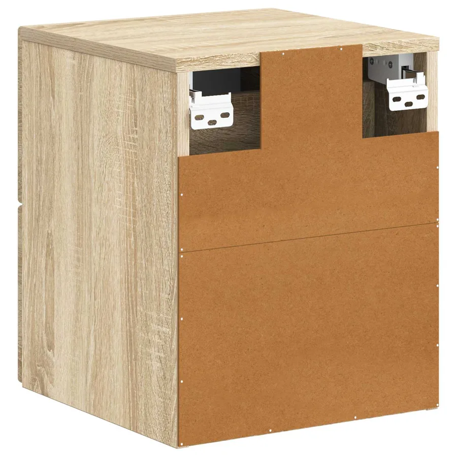 Cabinet de chevet mural Chêne Sonoma 34,5 x 33 x 40 cm - 7