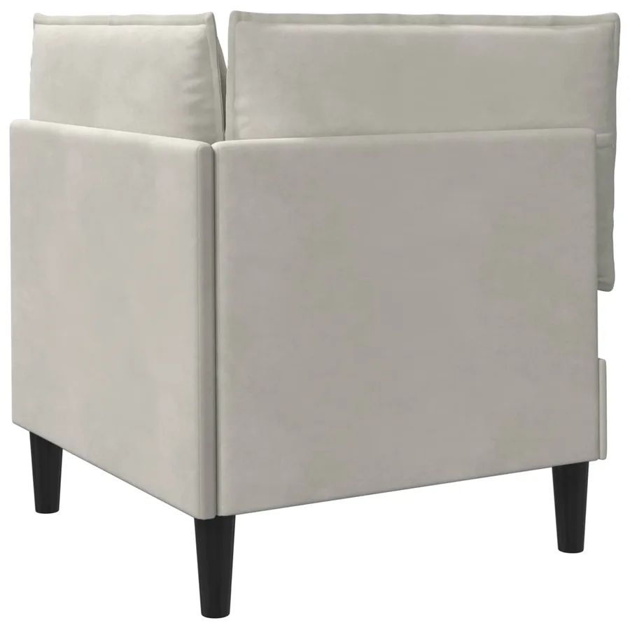Sofa avec rangement Crème Velours - 7