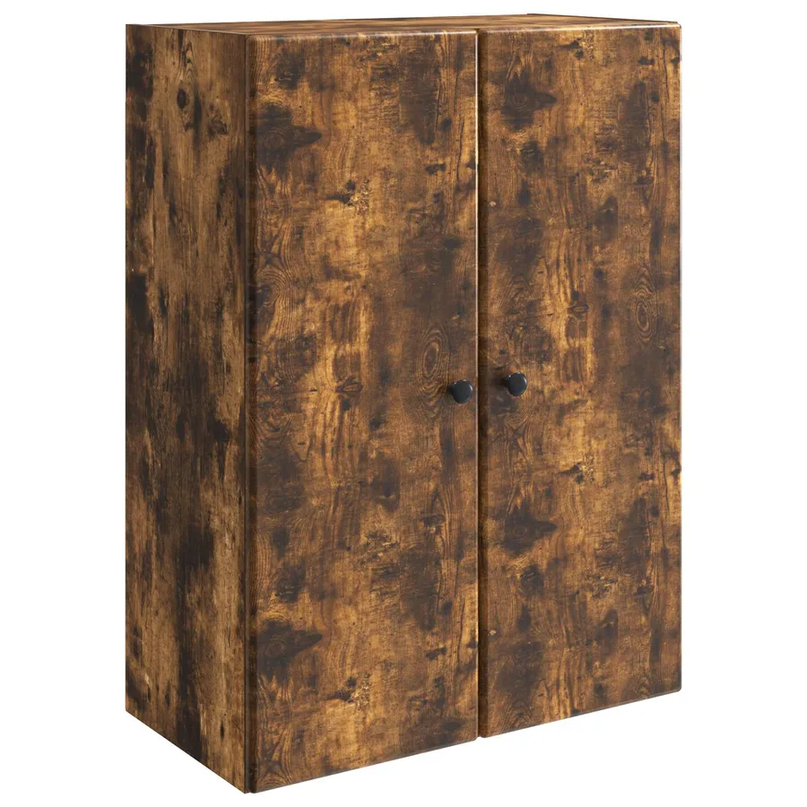 Armoire Murale Chêne fumé 66 x 34,5 x 90 cm Bois d'ingénierie - 2