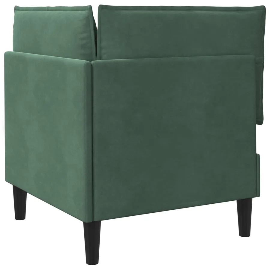 Sofa avec rangement Vert Mer Velours - 7