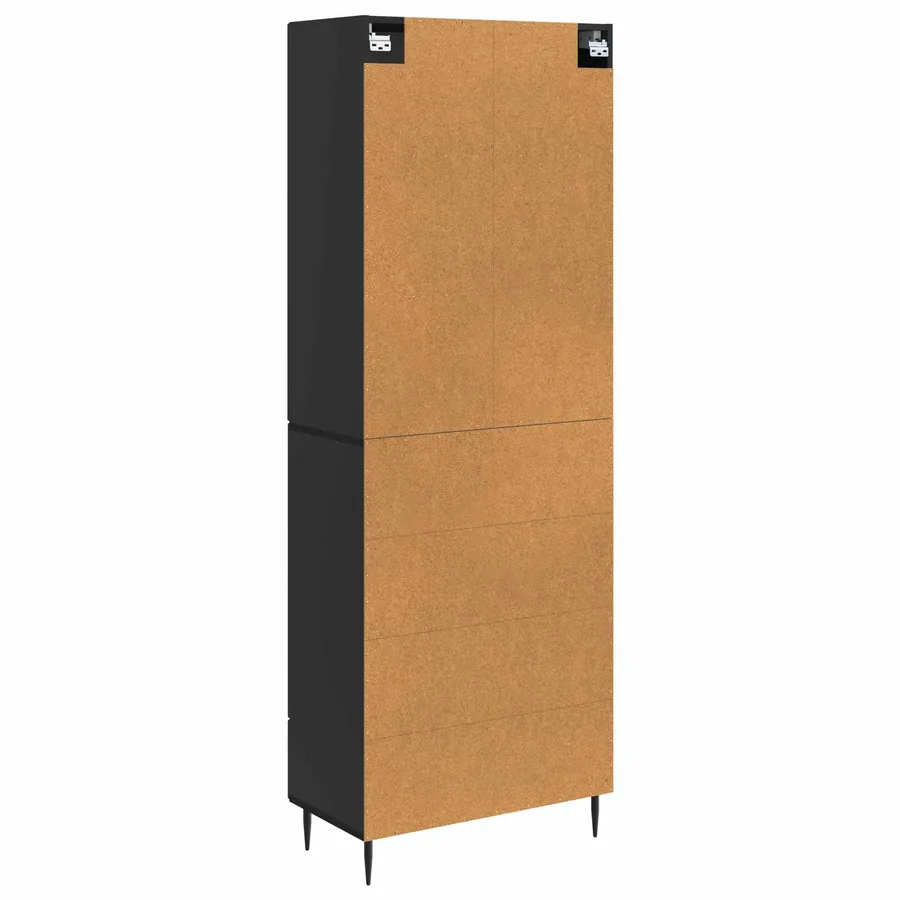 Ensemble de Meubles 2 pcs Noir 66 x 34,5 x 89,5 cm - 7
