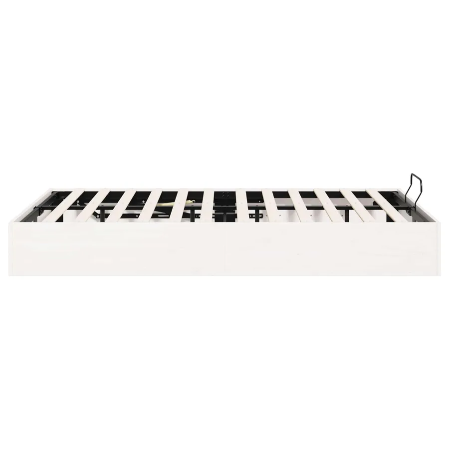 Cadre de lit ottoman avec rangement Blanc 180 x 200 cm - 6