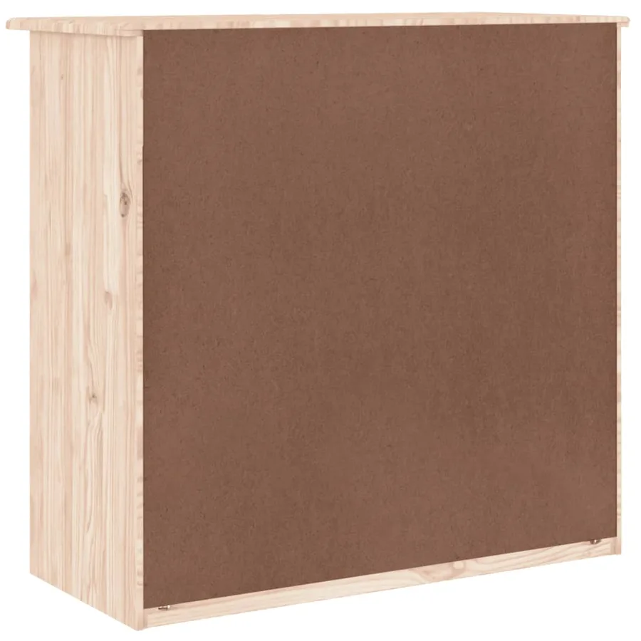 Commode ALTA 77x35x73 cm bois massif de pin - 6