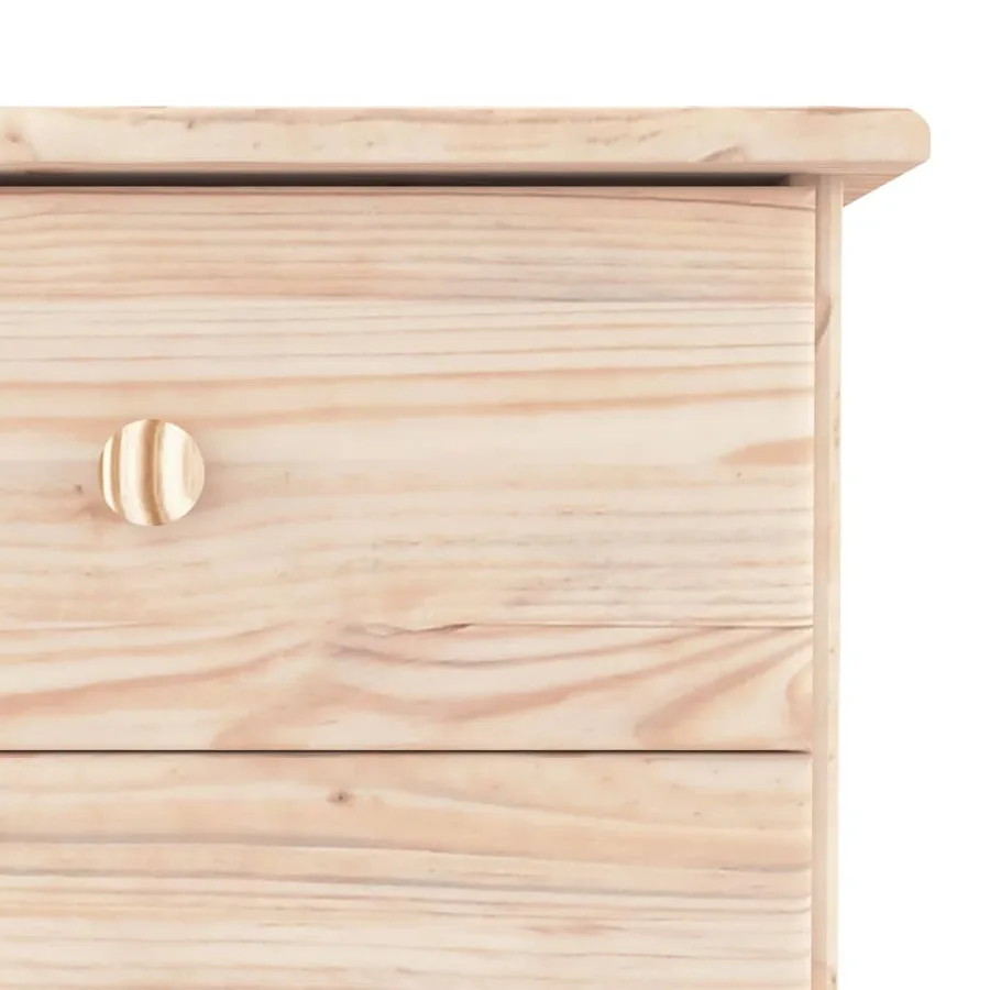 Commode ALTA 77x35x73 cm bois massif de pin - 8