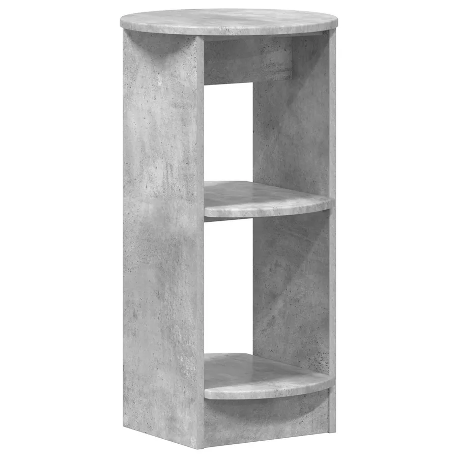Meuble d'appoint Gris Béton Bois d’ingénierie - 2
