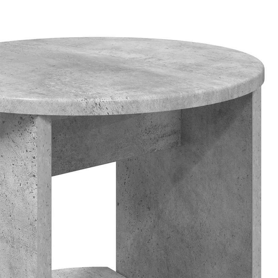 Meuble d'appoint Gris Béton Bois d’ingénierie - 8