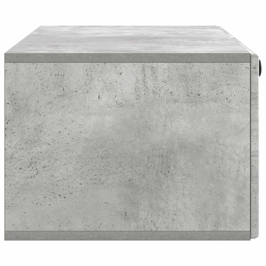 Meuble TV mural 98 x 41 x 30 cm Gris béton Bois d'ingénierie - 7