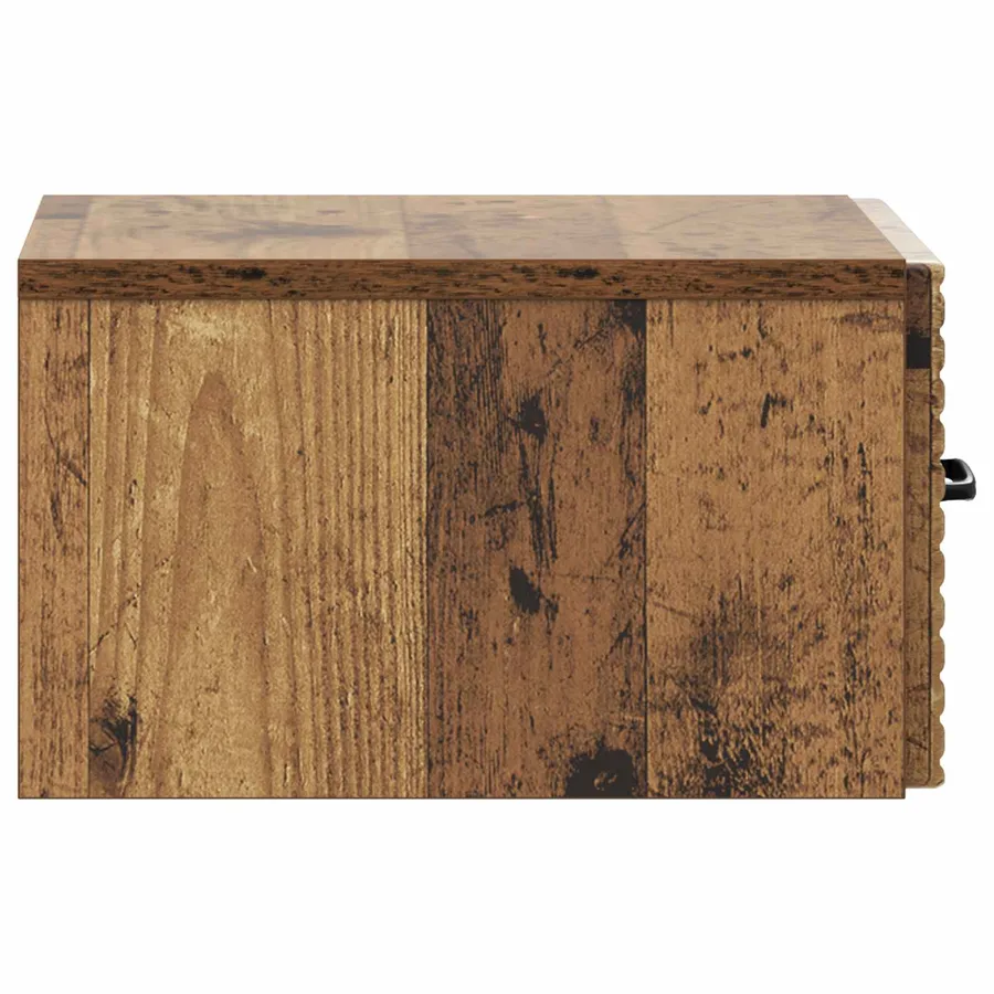Cabinet de chevet mural Bois ancien 34,5 x 33 x 20 cm - 6