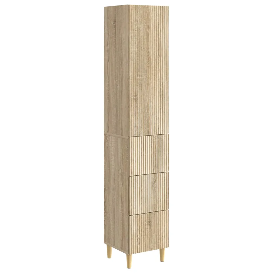 Ensemble de Meubles 2 pcs 33 x 34,5 x 90 cm Bois d'ingénierie - 2