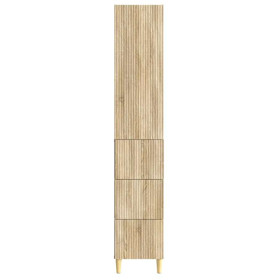 Ensemble de Meubles 2 pcs 33 x 34,5 x 90 cm Bois d'ingénierie - 5