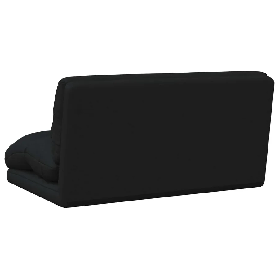 Fauteuil de sol ajustable Noir Tissu - 6