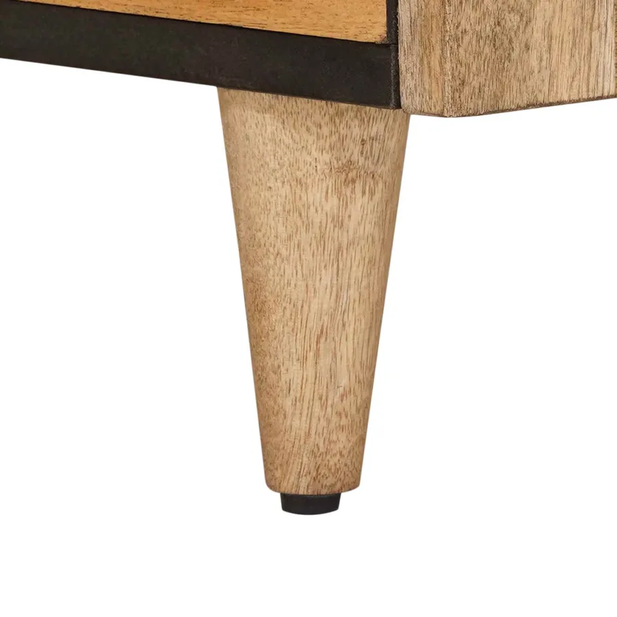 Table basse Naturel 100 x 54 x 40 cm Bois de mangue massif - 8