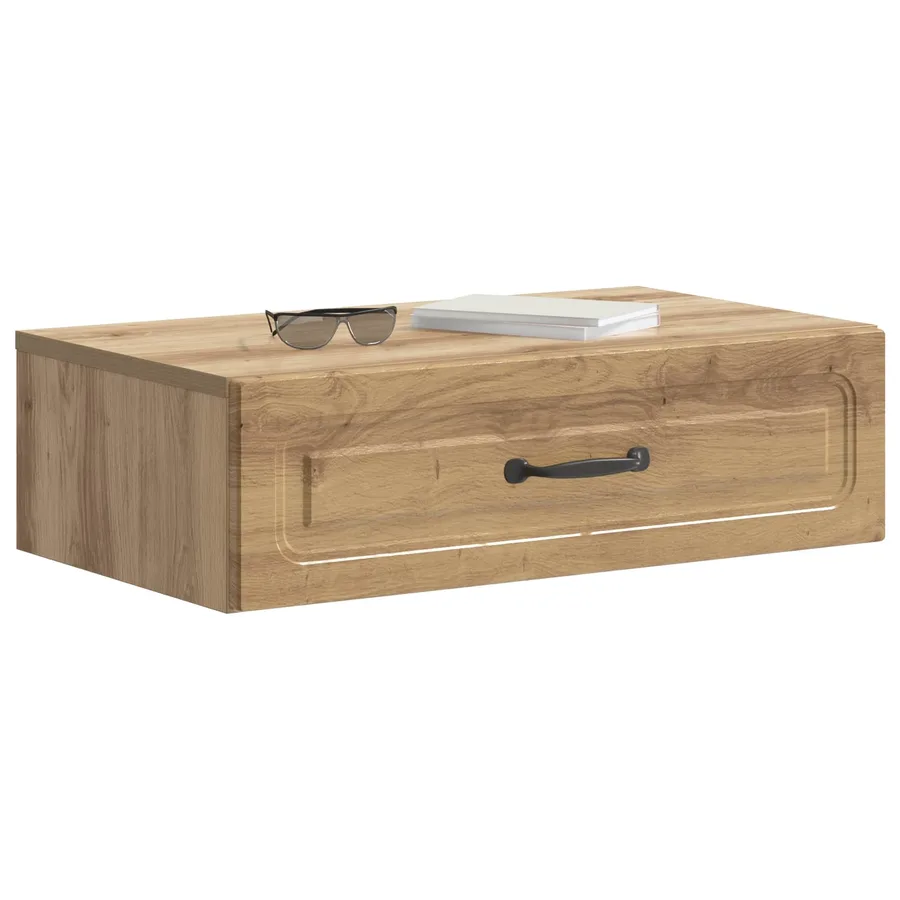Table d'appoint murale 59 x 34,5 x 17 cm Bois d'ingénierie - 3