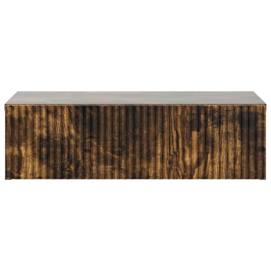 Table d'appoint murale Chêne fumé 59 x 34,5 x 17 cm - 5