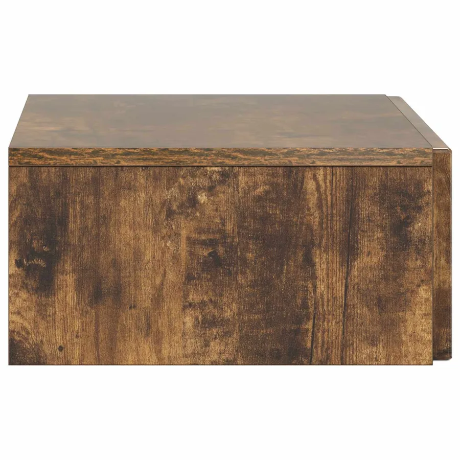 Table d'appoint murale Chêne fumé 59 x 34,5 x 17 cm - 6