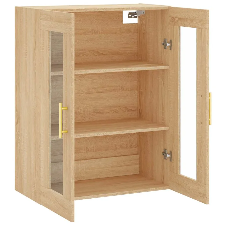 Armoire murale chêne sonoma 69,5x34x90 cm - 6