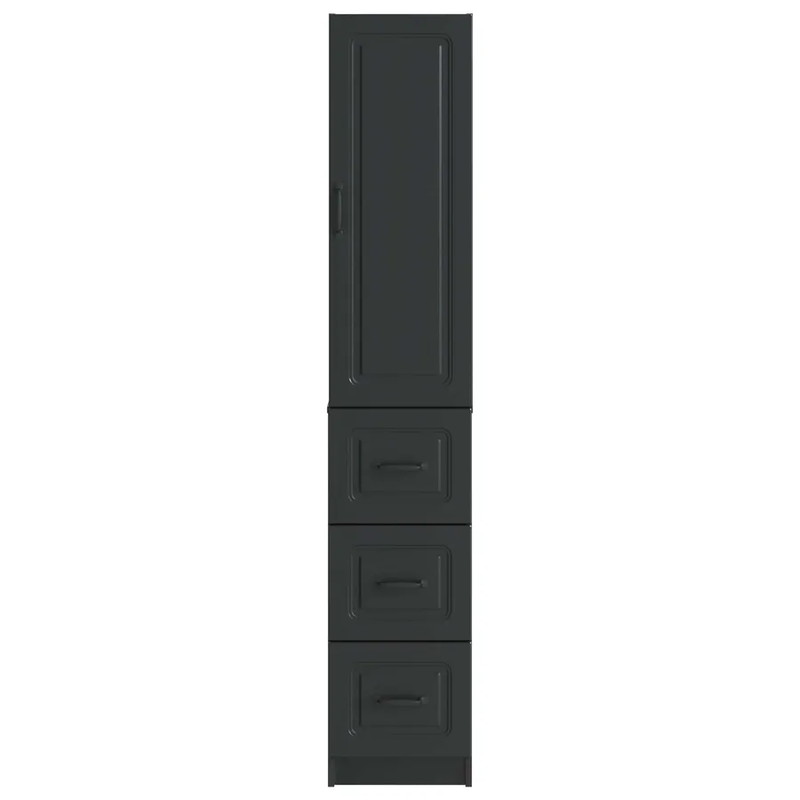 Ensemble de Meubles 2 pcs Noir 33 x 34,5 x 87 cm - 5