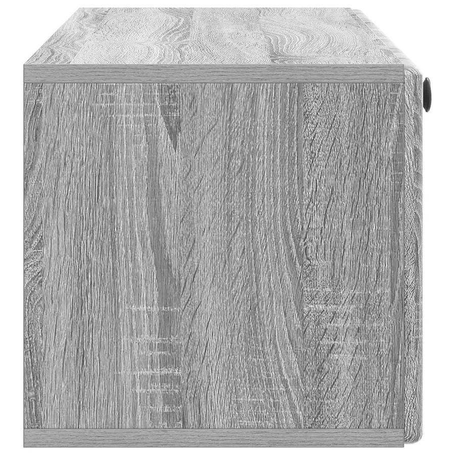 Meuble TV mural 98 x 31 x 30 cm Sonoma gris Bois d'ingénierie - 7