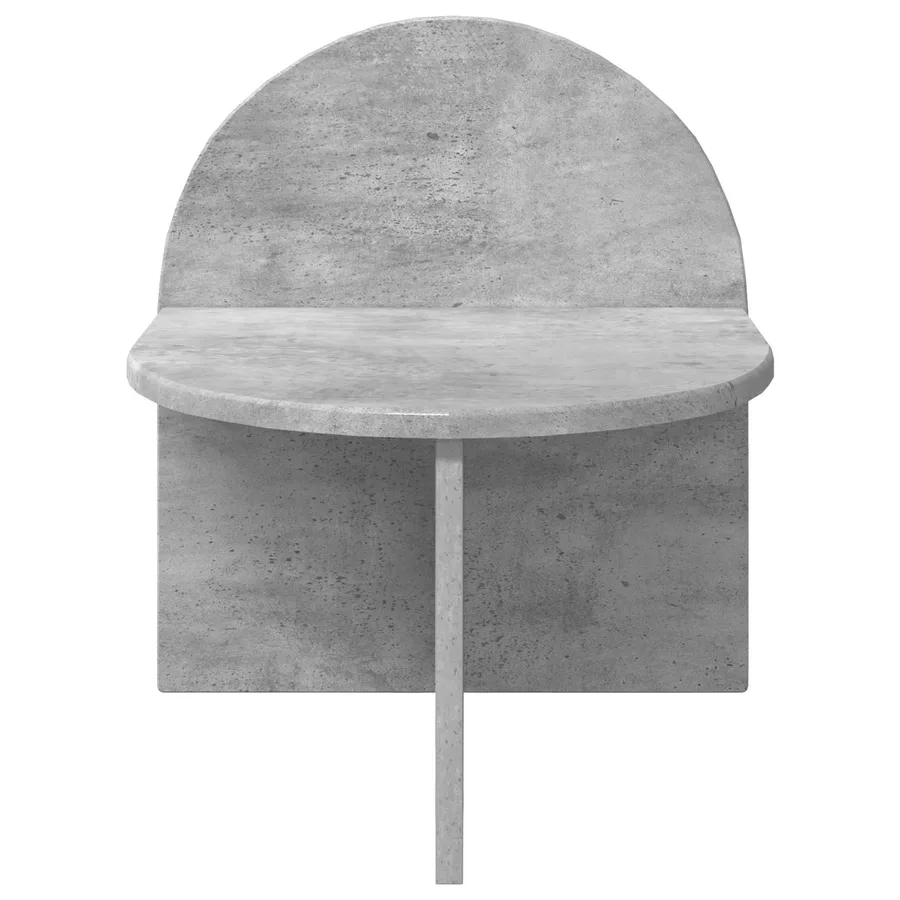 Table de chevet Gris béton 40 x 35,5 x 45,5 cm - 4