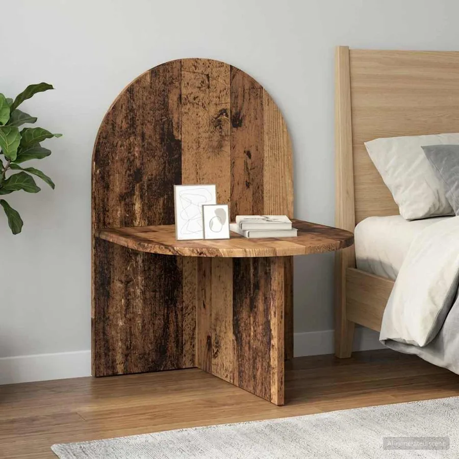 Table de chevet 2 pcs Bois ancien 48 x 49 x 65 cm - 4